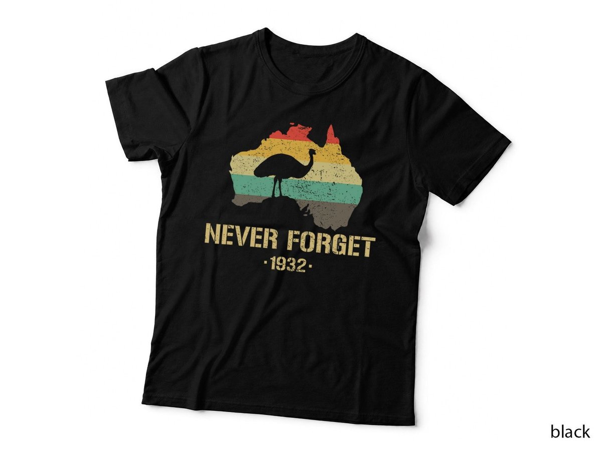Emu War 1932 T-Shirt, Australia History, Funny Australia Apparel