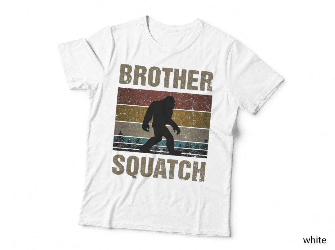 Brother Squatch Bigfoot Brother Sasquatch Yeti Family T-Shirt