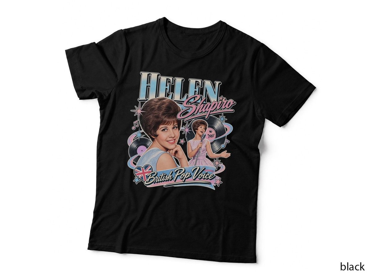 Helen Shapiro British Pop Voice 1961 Singer Vinyl Music T-Shirt Hoodie Vintage