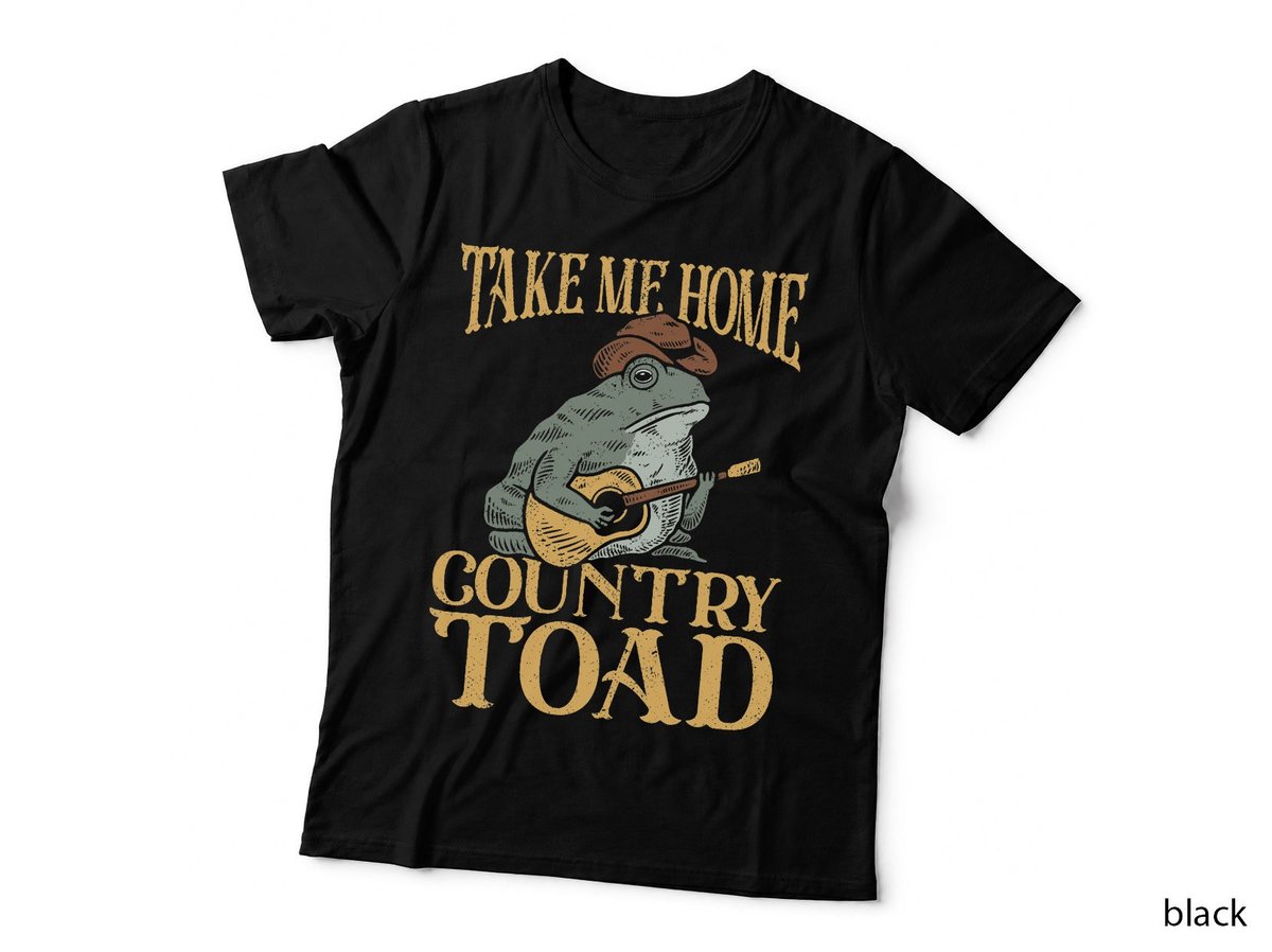 Country Toad T-Shirt, Country Music Style, Music Lover Style