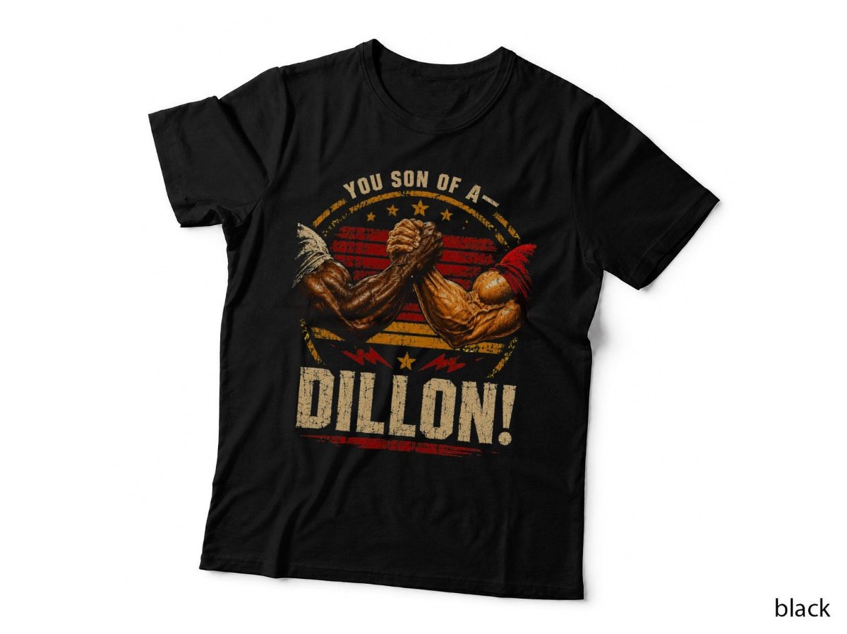 Predator Dillon Handshake T-Shirt, 80s Arnold Action Movie Halftone Hoodie
