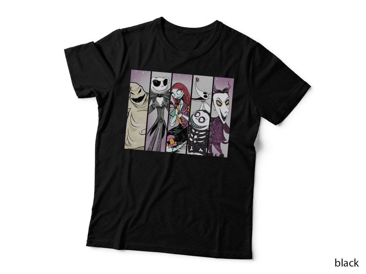 The Nightmare Before Christmas T-Shirt, Halloween Horror Theme