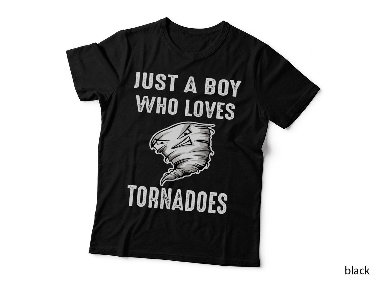 Funny Tornado Storms Just a Boy Kid Hurricane Weather Chaser T-Shirt