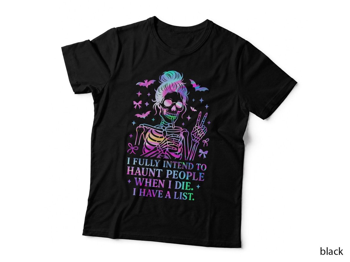 Skeleton Peace Sign T-Shirt, Halloween Gothic Style, Spooky Fashion