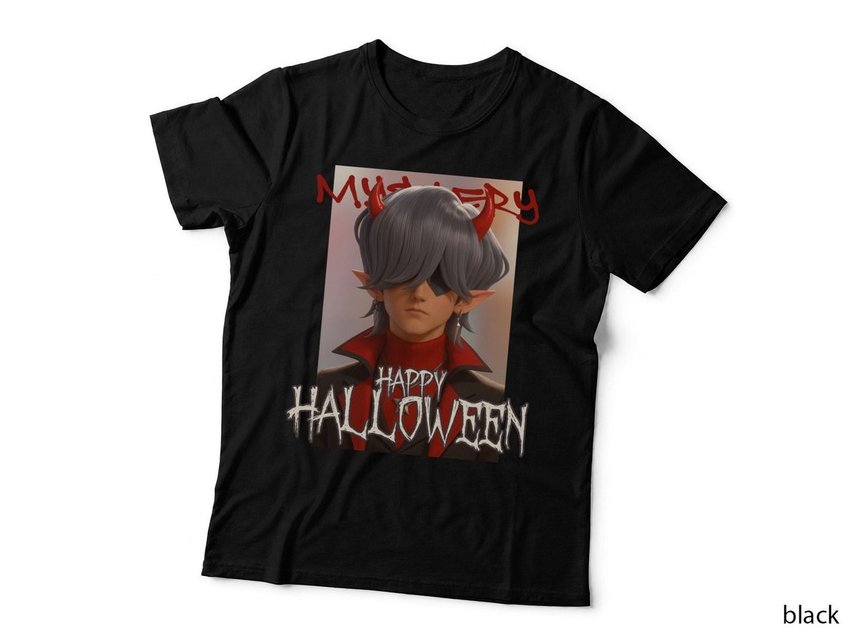 Halloween Devil Horns T-Shirt, Spooky Costume Theme, Party Wear