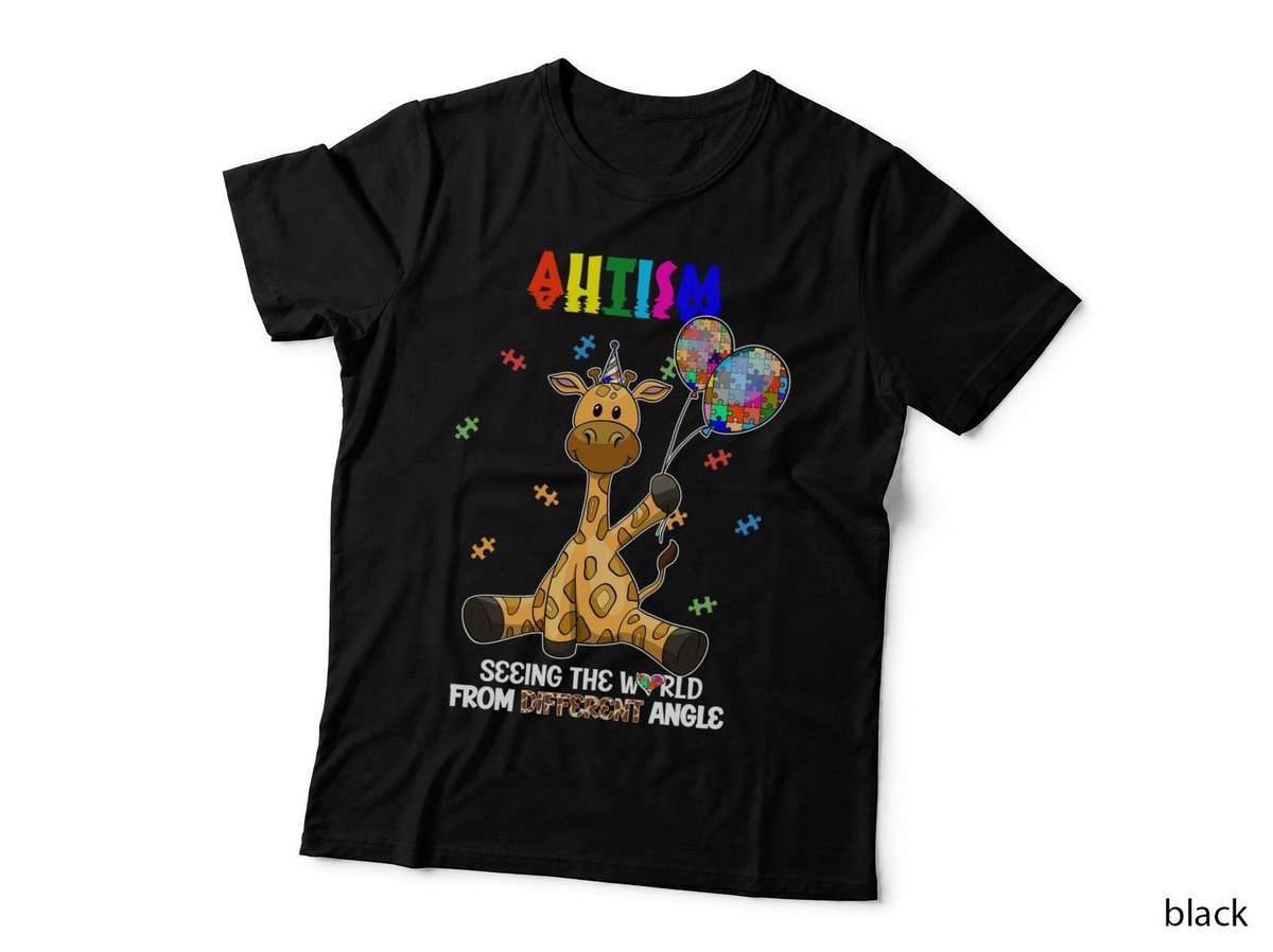 Autism Seeing The World From Different Angle Shirt, Autism Awareness, Neurodiversity, Gift T-Shirt