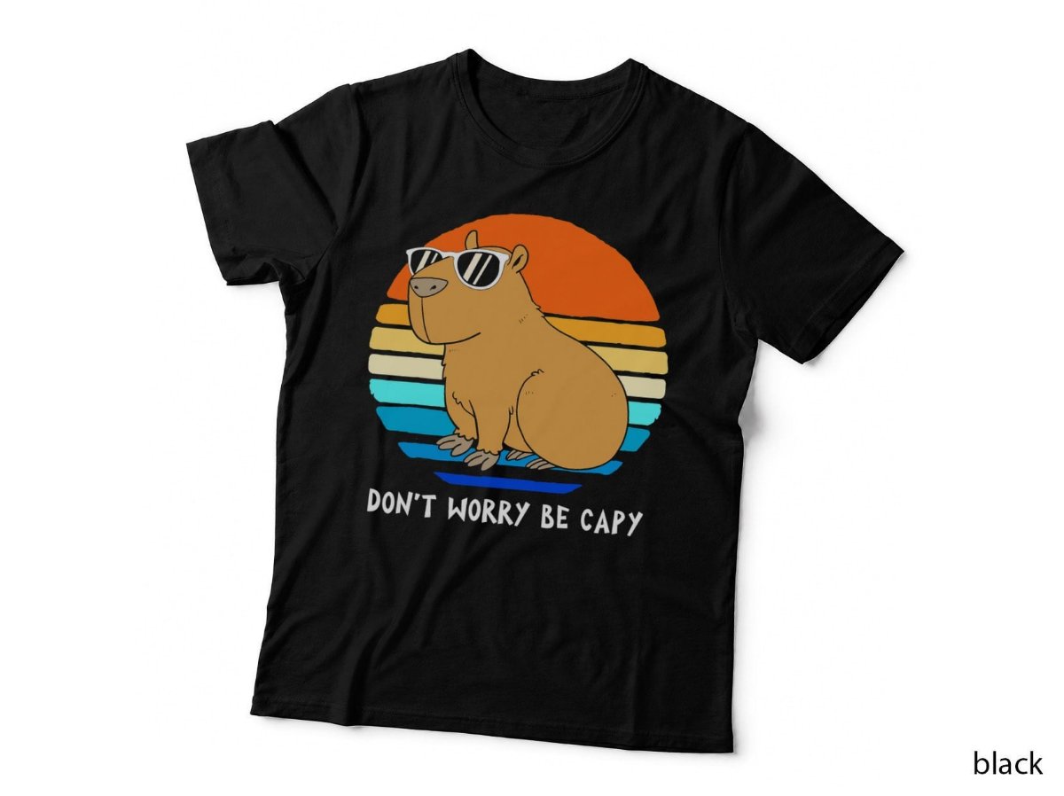 Rodent Funny Capybara Dont Be Worry Be Capy T-Shirt, Capybara Animal Hoodie