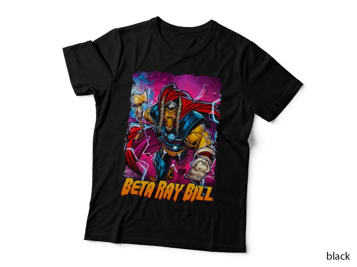 Beta Ray Bill T-Shirt, Retro Comic Book Style, Comic Book Fan Apparel