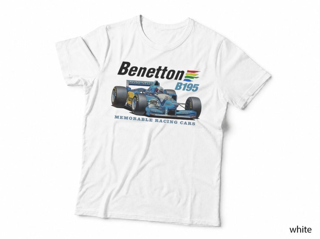 Benetton B195 F1 90s retro style T-Shirt