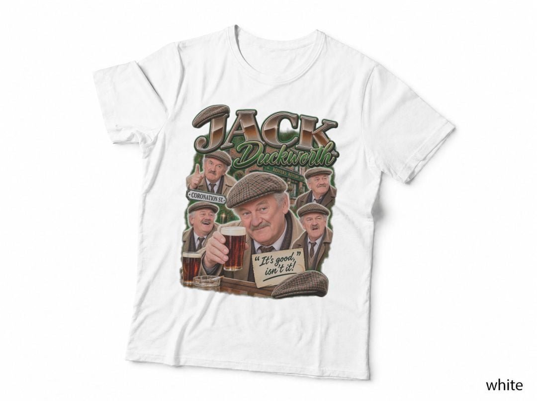 Jack Duckworth Coronation Street Corrie British TV Soap Opera T-Shirt Hoodie