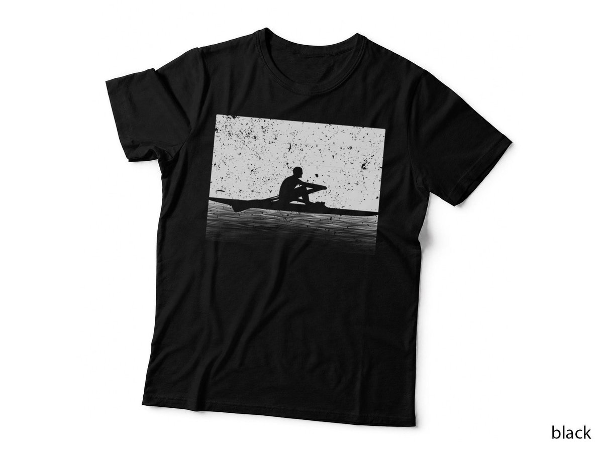 Funny Rowing Art For Men Women Rowing Row Boat Crew Lovers T-Shirt