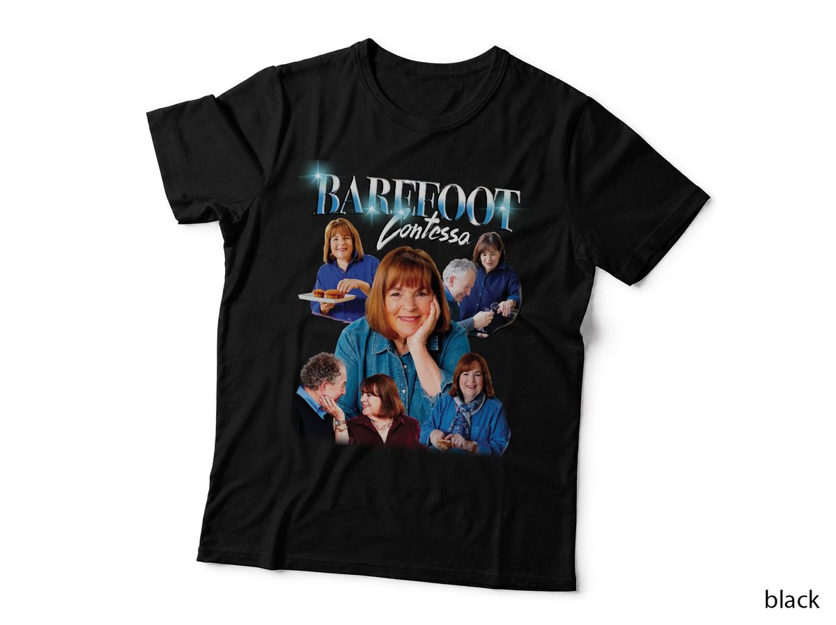 Barefoot Contessa Ina Garten T-Shirt, 90s Bootleg Style, Mom Family