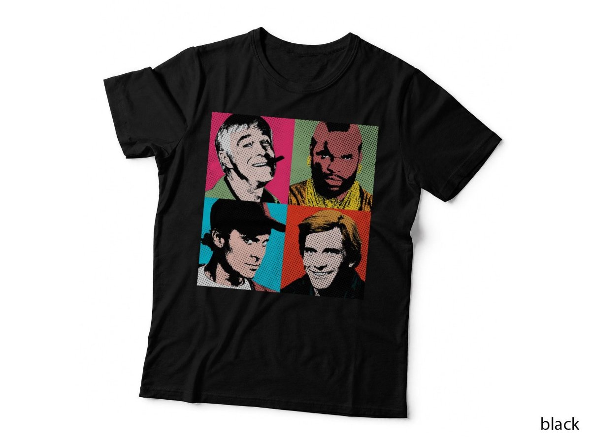 The A Team T-Shirt, 80s TV Show Action Series Dad Gift Vintage Hoodie