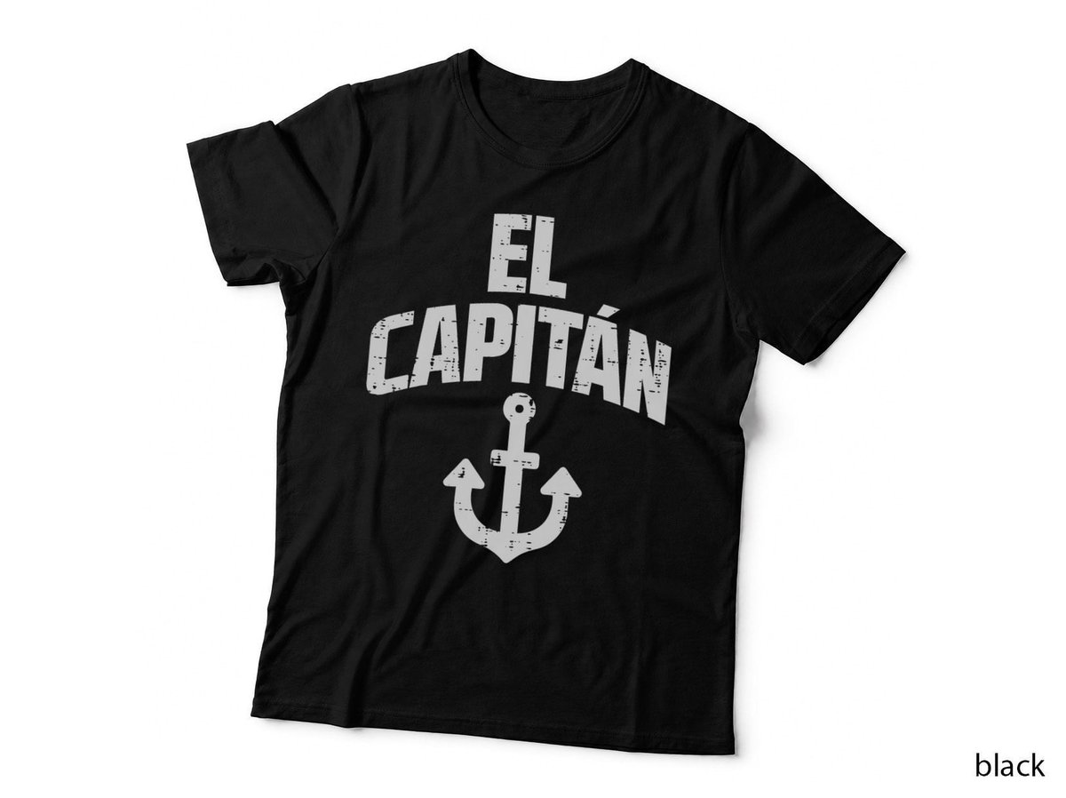 El Capitan Anchor Boat Owner Captain Yacht Ship Cruise Men T-Shirt