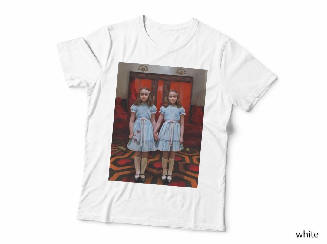 The Shining Twins T-Shirt, Horror Classic Design, Halloween Apparel