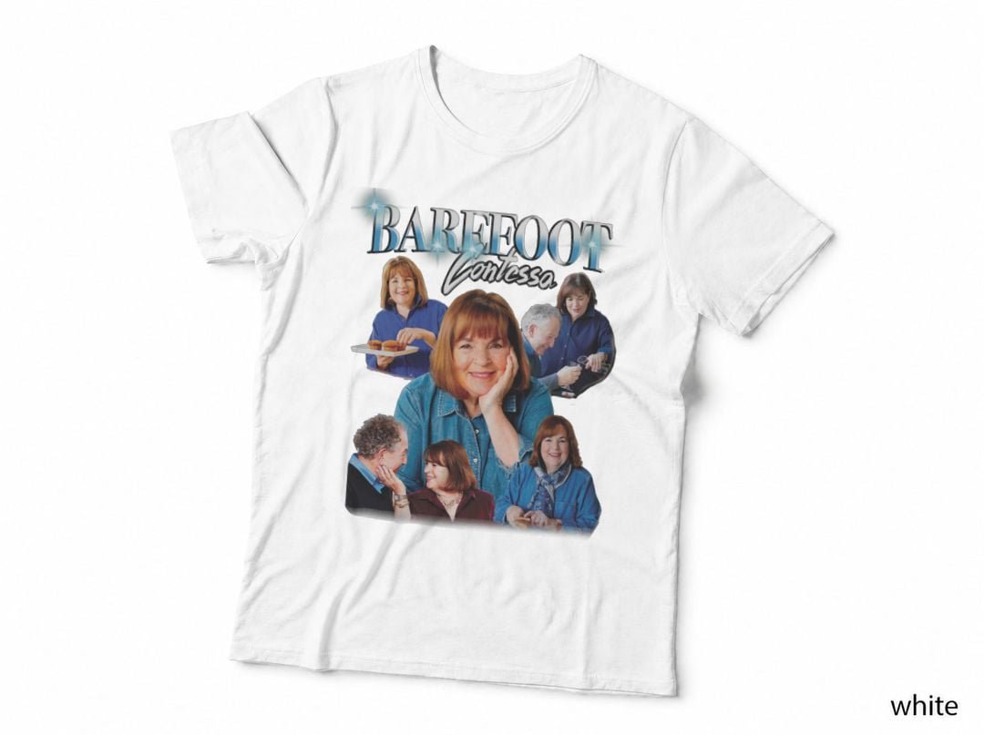 Barefoot Contessa Ina Garten T-Shirt, 90s Bootleg Style, Mom Family