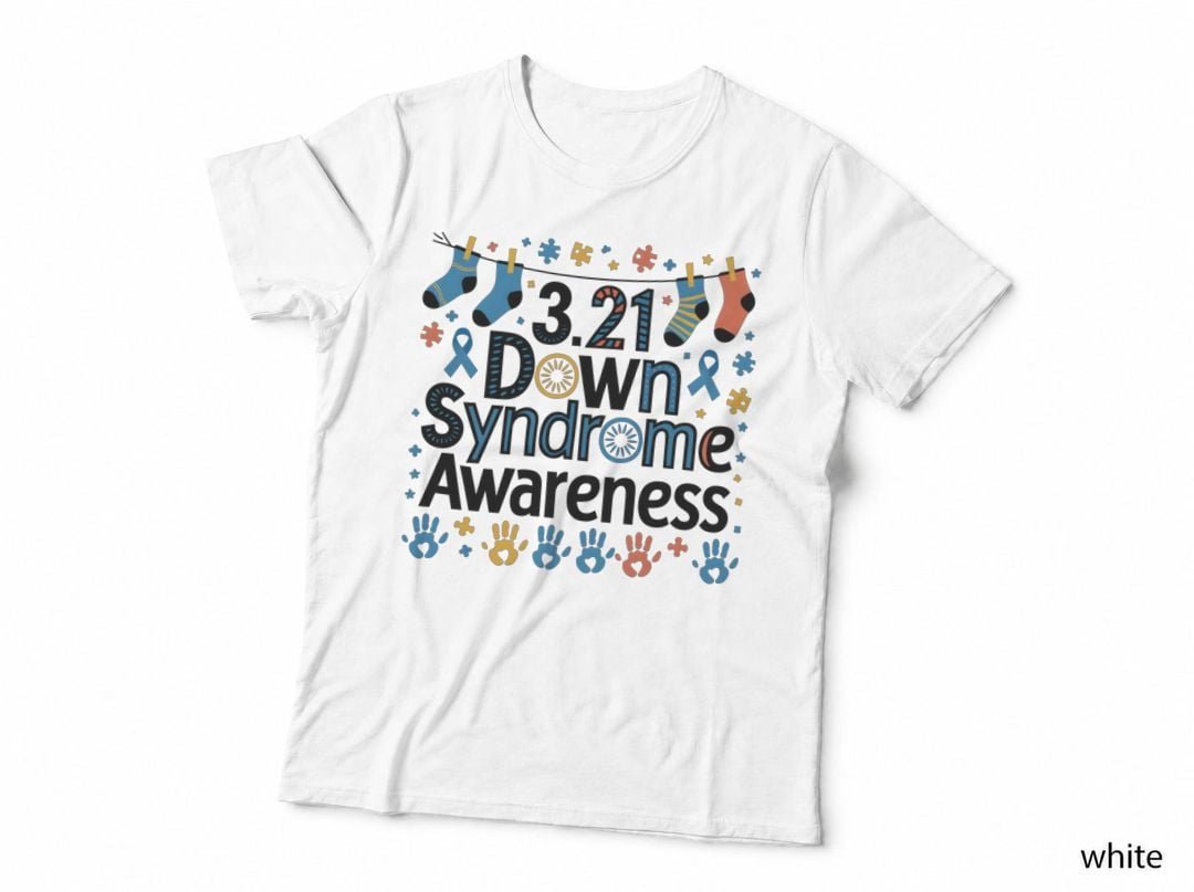 Down Syndrome Awareness Socks T-Shirt, Awareness Print, Kindness Advocacy