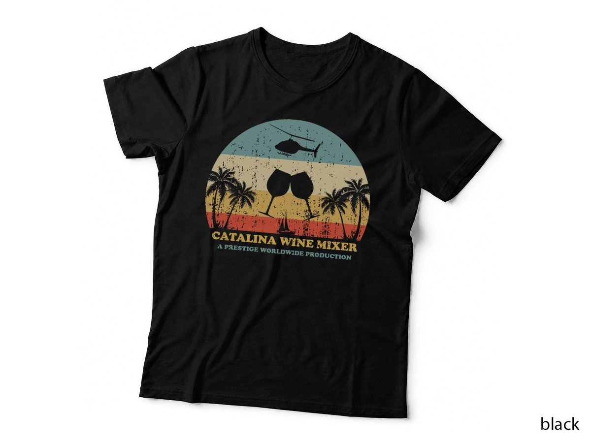 Step Brothers Catalina Wine Mixer T-Shirt, Retro 80s Party, Summer Vibes
