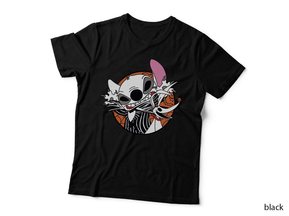 Jack Skellington Halloween T-Shirt, Spooky Horror Theme