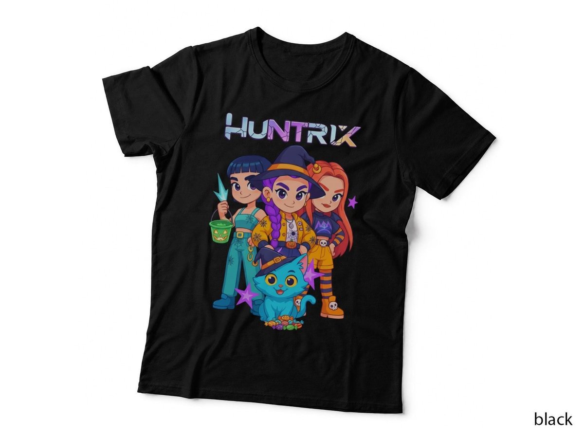 Halloween Witch Cat Costume T-Shirt, Spooky Party Wear