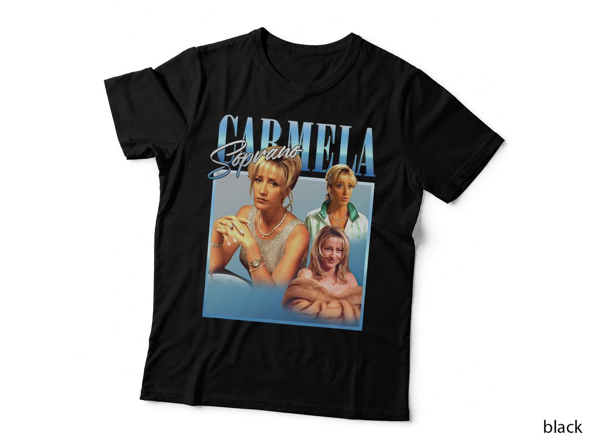 Carmela Soprano T-Shirt, Sopranos Retro Homage, Mob Family Style