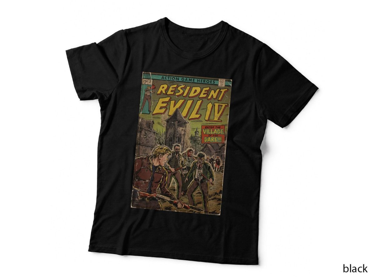 Resident Gamer T-Shirt, Comic Book Cover Gaming RPG Survival Horror Hoodie