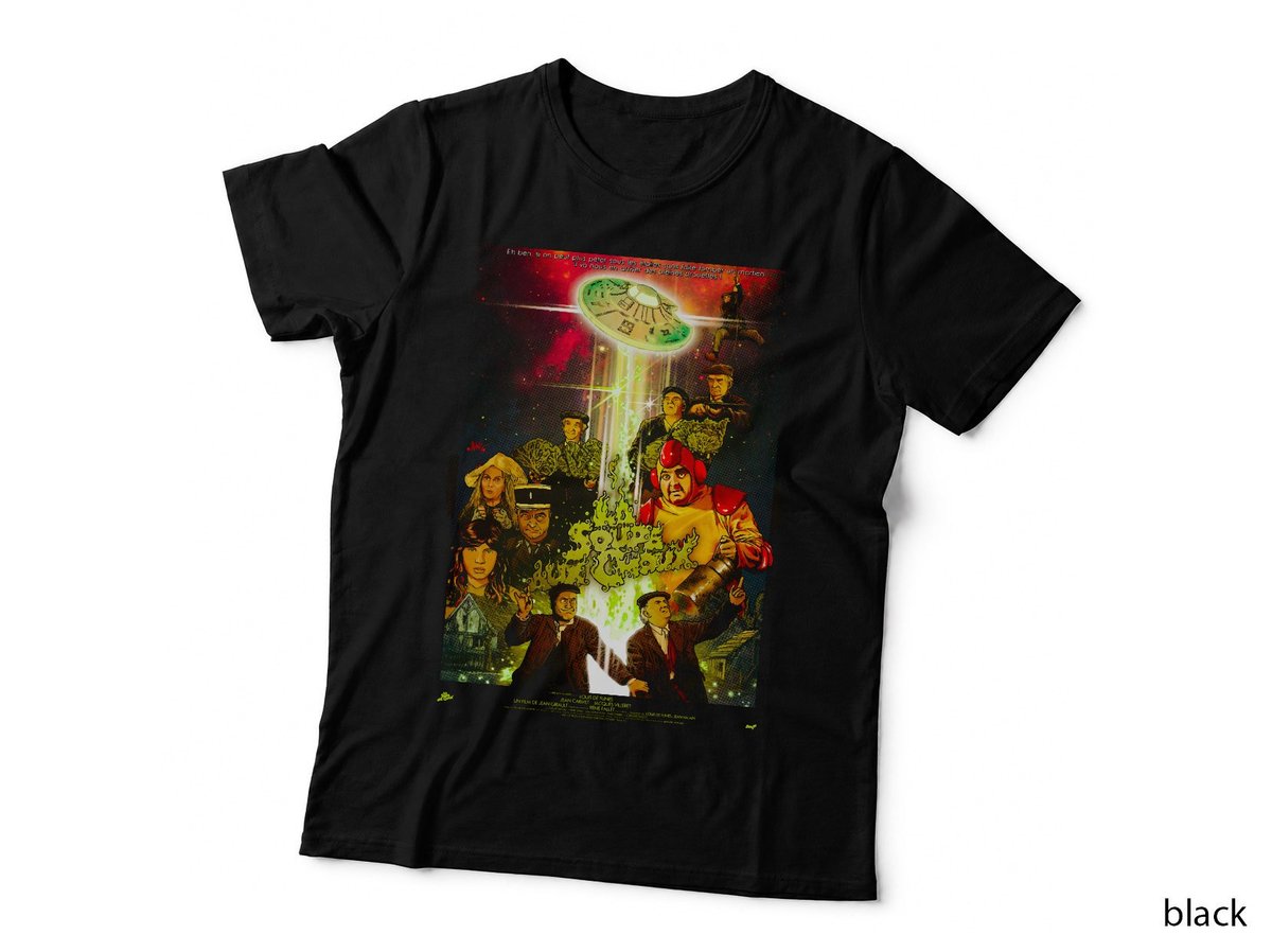 Cabbage Soup T-Shirt, La Soupe Aux Choux French Cult Film, Retro Sci-Fi