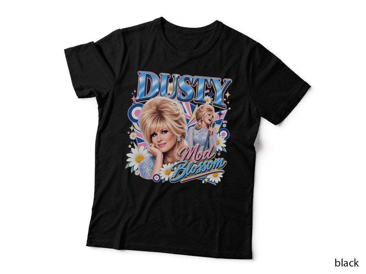 Dusty Springfield Mod Blossom 60s British Pop Singer Music T-Shirt Hoodie