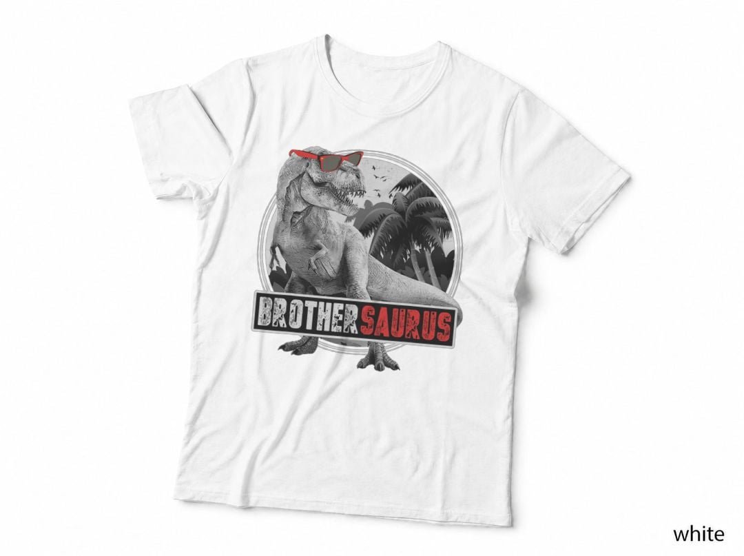 Brothersaurus T Rex Dinosaur Brother Saurus Family Matching T-Shirt