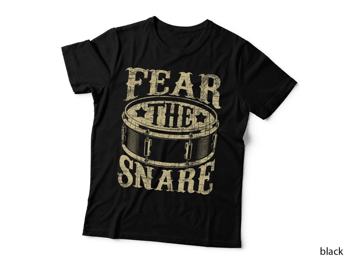 Fear The Snare Drum - Drummer Percussionist Drumming Lover T-Shirt
