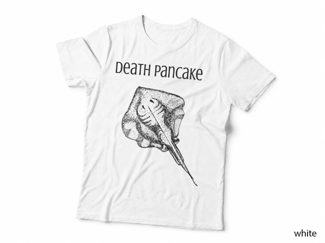 Funny Stingray Death Pancake Dumb Animal Name Stupid Joke T-Shirt