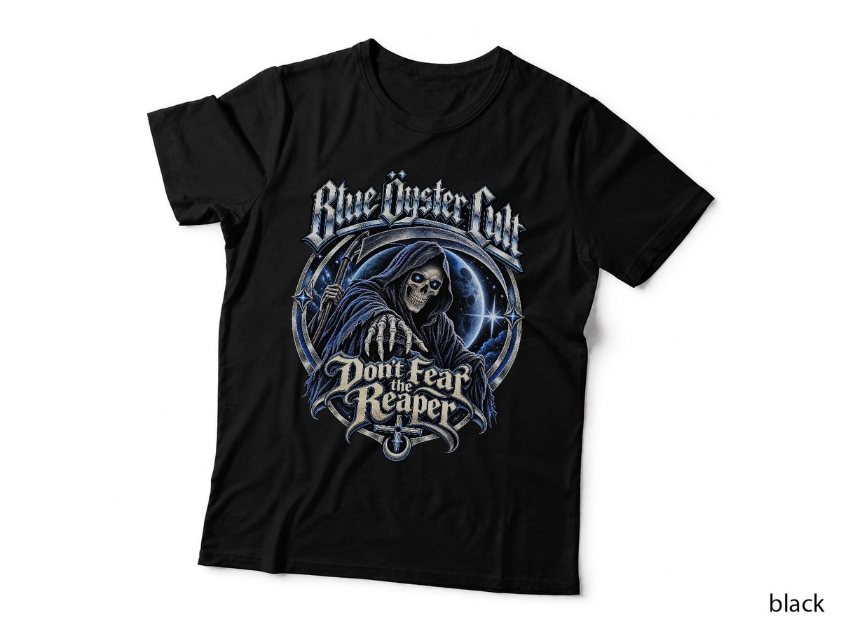 Blue Oyster Cult Dont Fear the Reaper Vintage Occult Rock Band T-Shirt