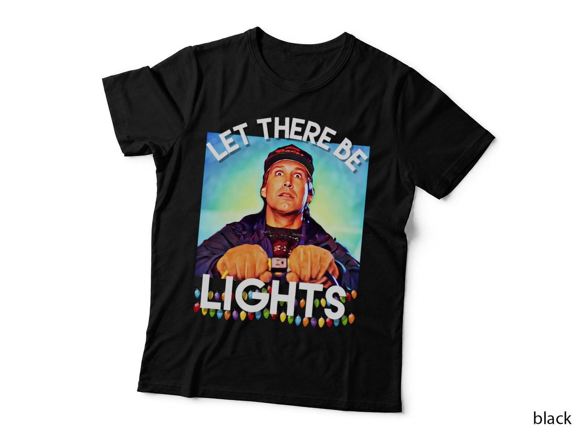 Clark Griswold funny Christmas lights graphic design Classic T-Shirt