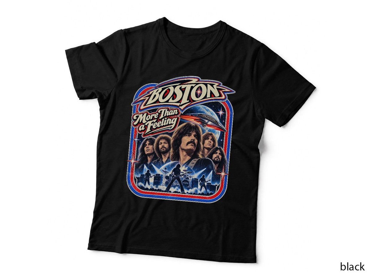 Boston More Than a Feeling Vintage Arena Rock 70s Band T-Shirt