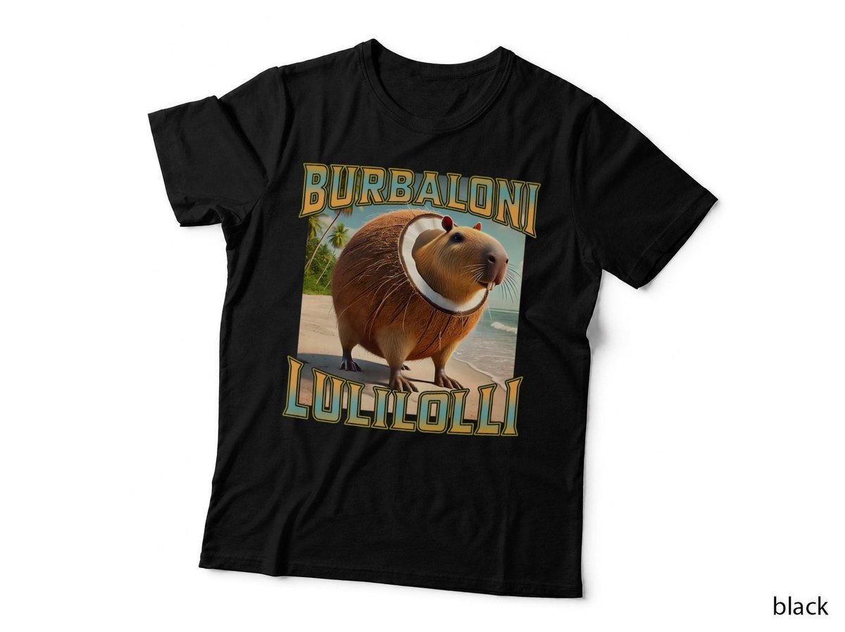 Burbaloni Lulilolli, Italian Brainrot Animals Meme Funny Premium T-Shirt