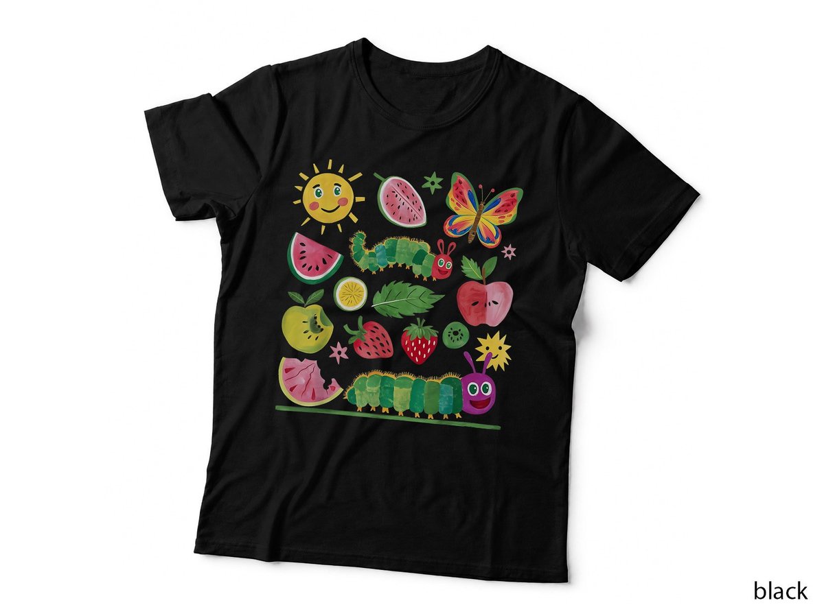 Cute Hungry Caterpillar Transformation back to school T-Shirt