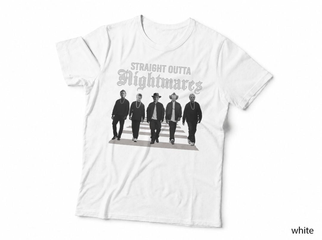 Horror Movie Characters T-Shirt, Halloween Costume, Scary Movie Fan Gift