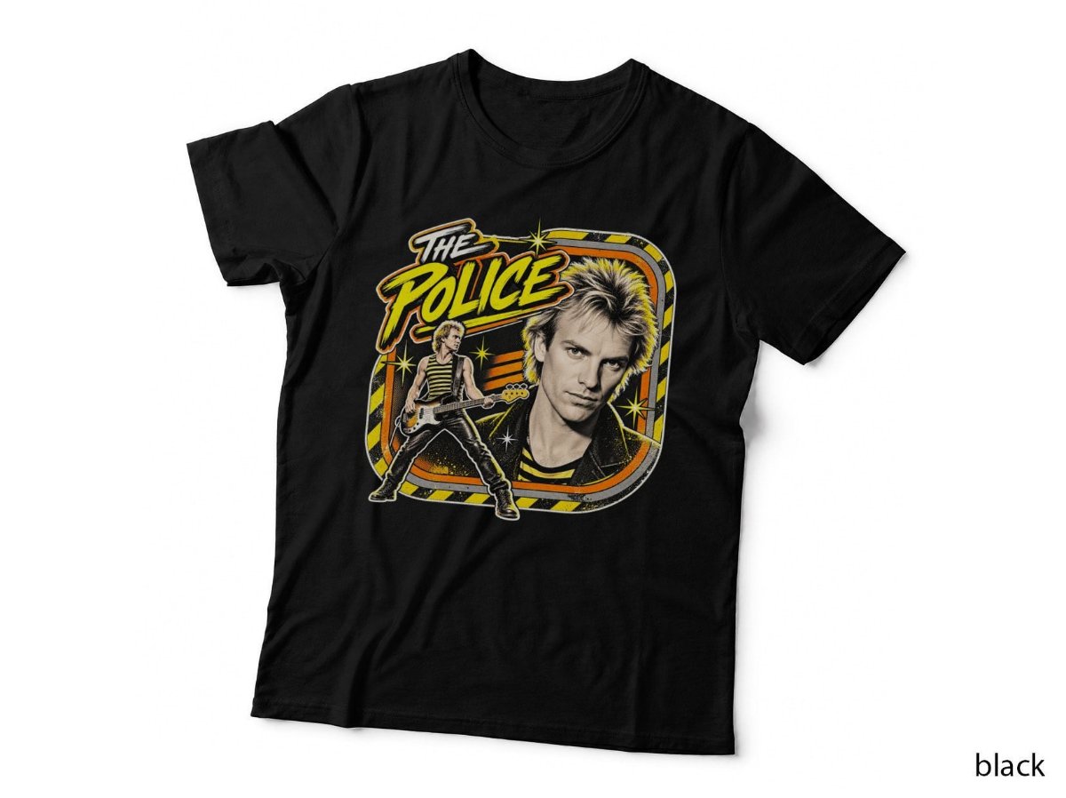 The Police New Wave Rock Band T-Shirt, Vintage Concert Music Punk Hoodie