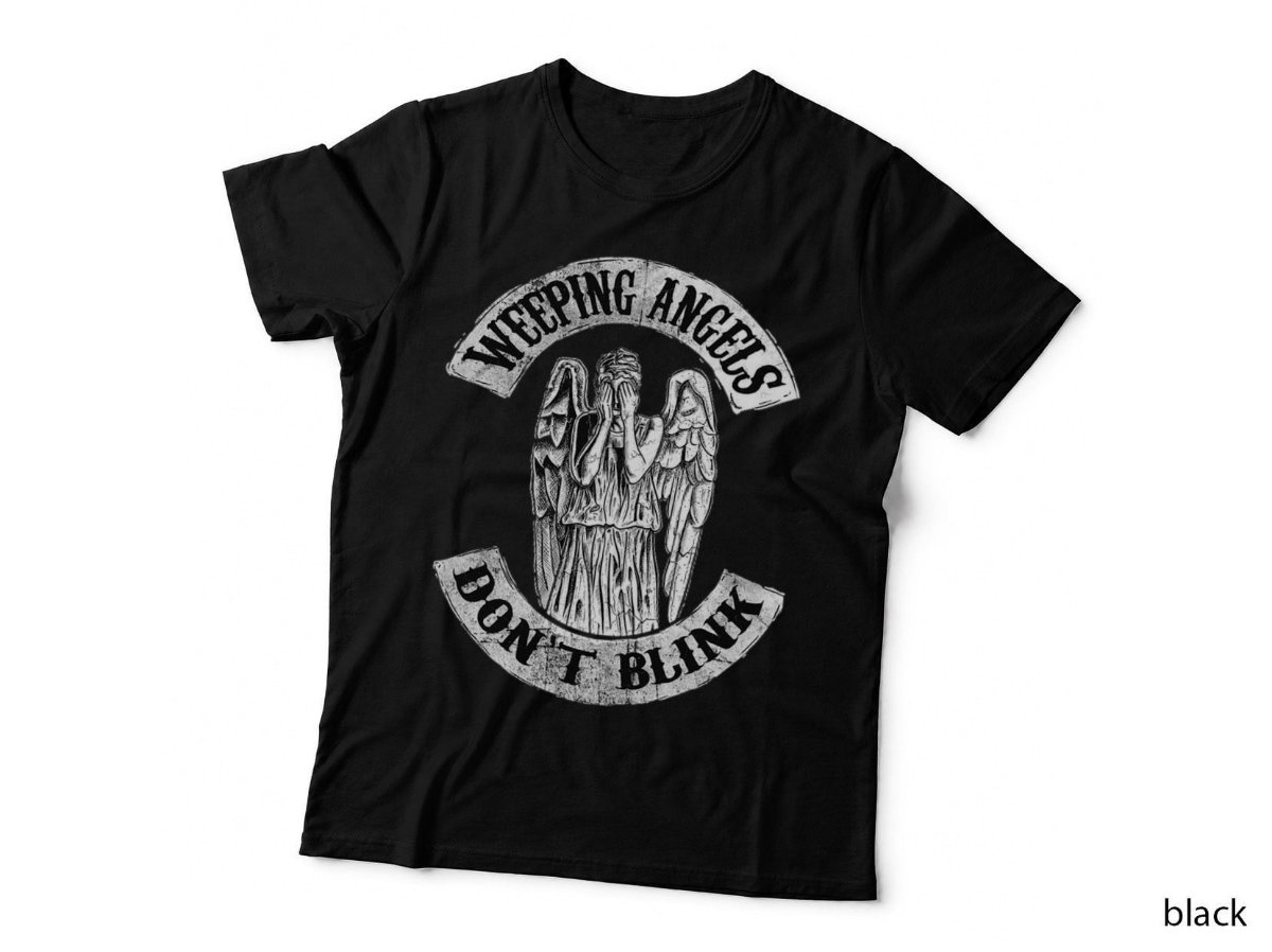 Weeping Angels T-Shirt, Dont Blink Doctor Who Sci Fi TV Gift Hoodie, Sweatshirt