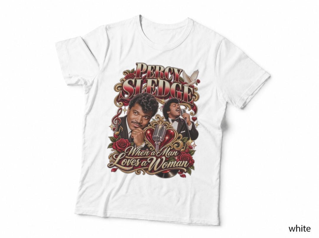 Percy Sledge When A Man Loves A Woman 1966 Soul Love T-Shirt Hoodie Vintage