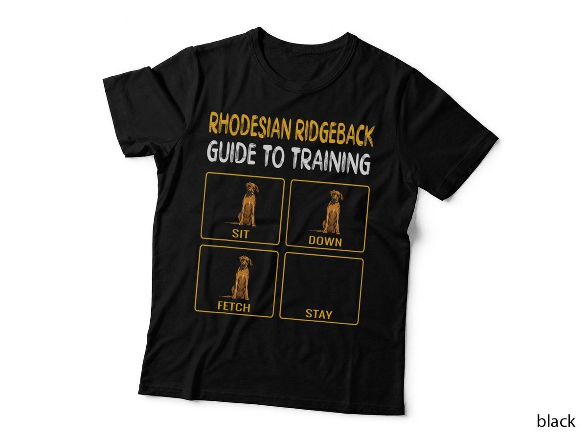 Funny Rhodesian Ridgeback Guide To Training Dog Obedience T-Shirt