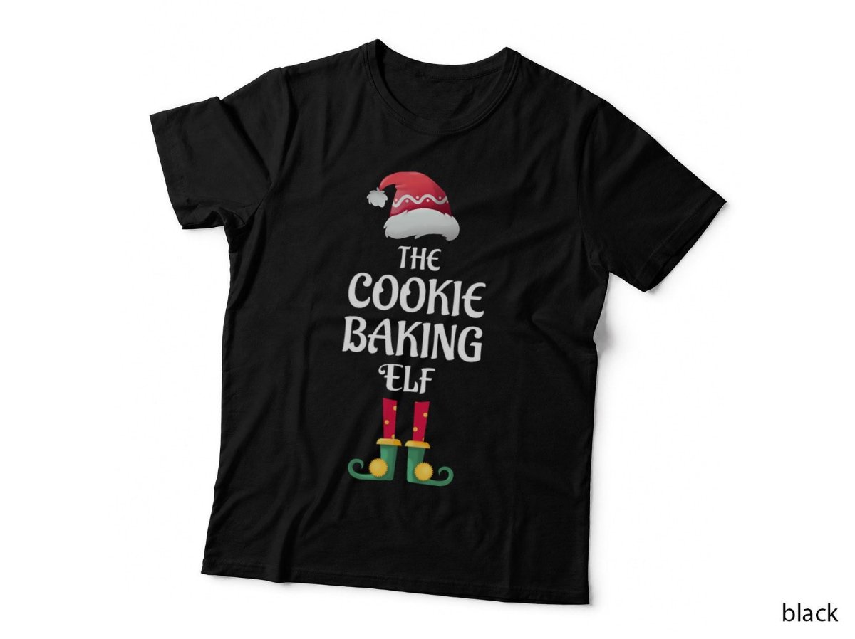 The Cookie Baking Elf Christmas Matching Pyjama Family Party T-Shirt Hoodie