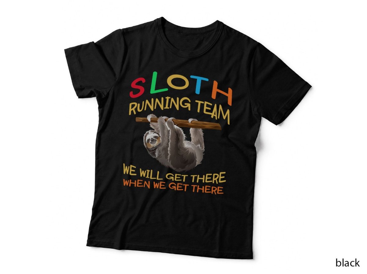 Sloth Running Team T-Shirt, Vintage Funny Sloth Animal Hoodie, Sweatshirt