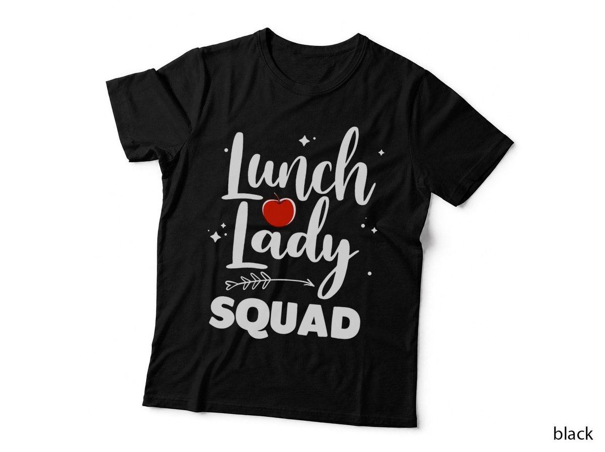 Cute Lunch Lady Art Women Girl Lunch Cafeteria Monitor Lover T-Shirt