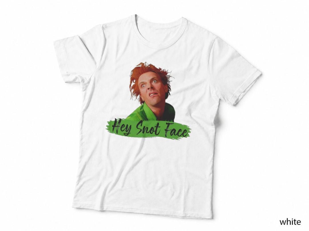 Drop Dead Fred Hey Snot Face T-Shirt, 90s Comedy Movie Homage