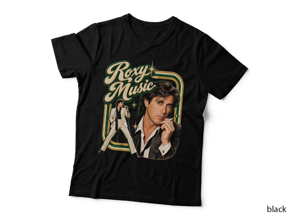 Roxy Music 70s Art Rock Vintage Glam Band Music T-Shirt, Concert Hoodie