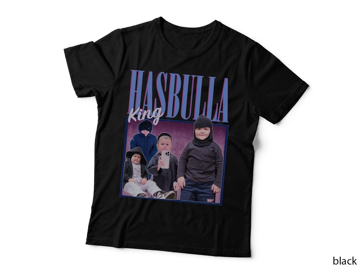 Hasbulla King T-Shirt, Hip Hop Rap Culture, Music Lover Style