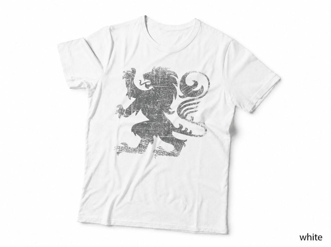Scottish Flag Lion Rampant Heraldry Flag of Scotland rugby T-Shirt
