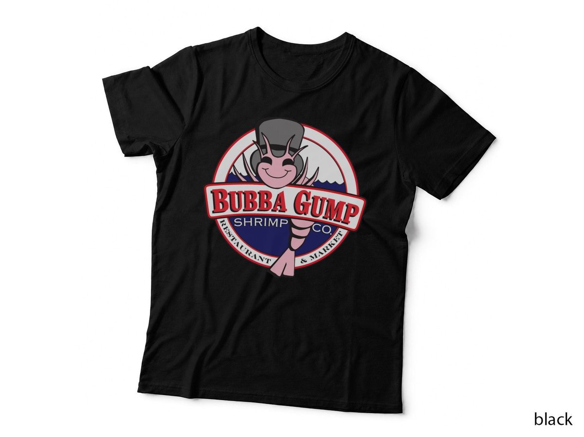 Bubba Gump Shrimp Co. T-Shirt, Retro Movie Themed, Nostalgia Apparel