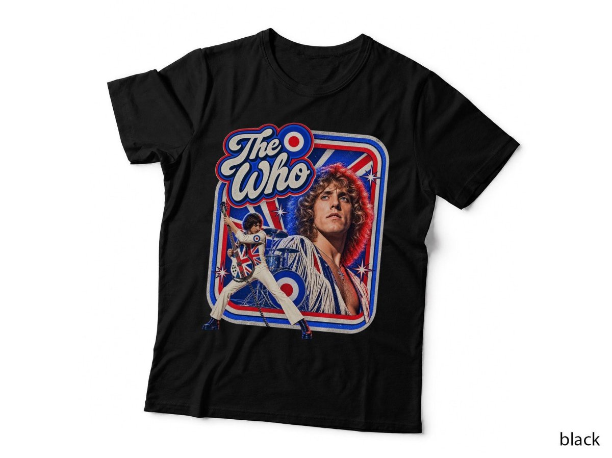 The Who Vintage Rock T-Shirt, Mod 60s 70s British Music Band Hoodie